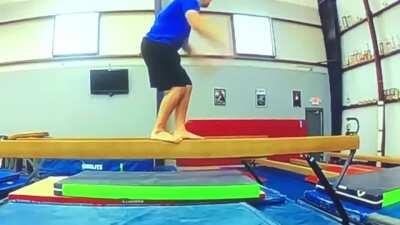Backflipping on a thin platform is an effective way to remove yourself from the gene pool.