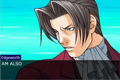Phoenix confesses his love for Edgeworth and destroys the CEO of homophobia (EPIC GAMER MOMENT😎😎😎😎😎😎)