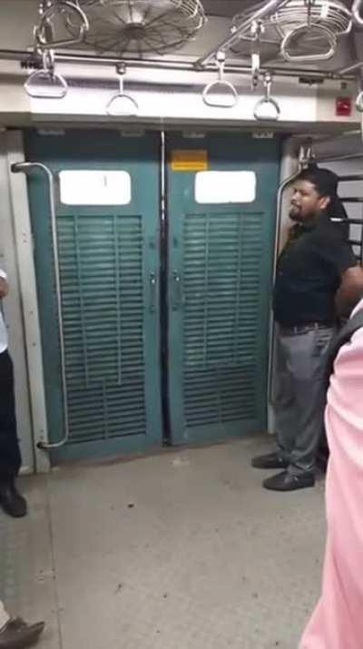 Passenger train in India