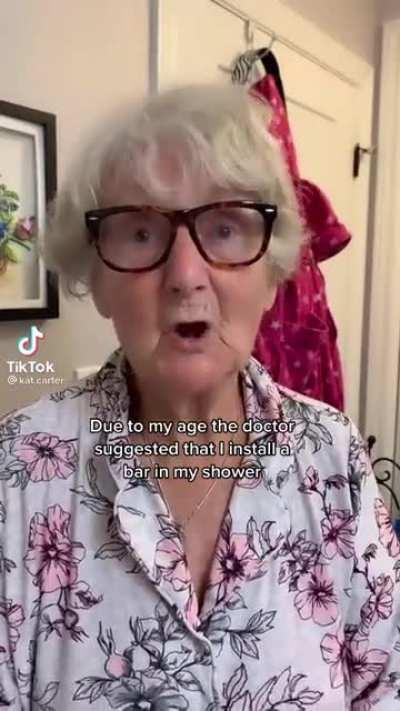 i need a bar in my shower asap