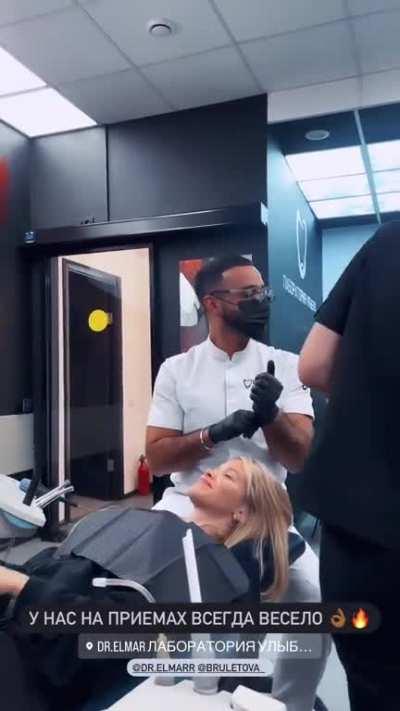 Alla Bruletova - 30 May 2023 Instagram Story video @dr.elmar_stom