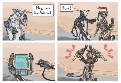 Anyone notice how Octavia Prime has AUX cords for hair?