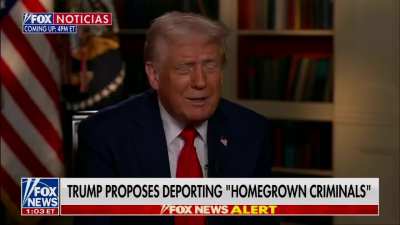 Trump on whether he wants to send convicted American citizens to detention camps in El Salvador: 