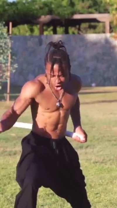 Man cuts Airsoft Bullet in half with Katana.