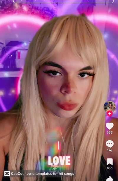 i wanted to get pregnant🫰 but you called me a man in a wig🫰