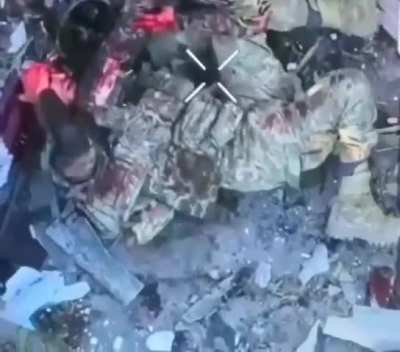 Drone view of recent knife fight