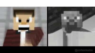 gigachad meme minecraft
