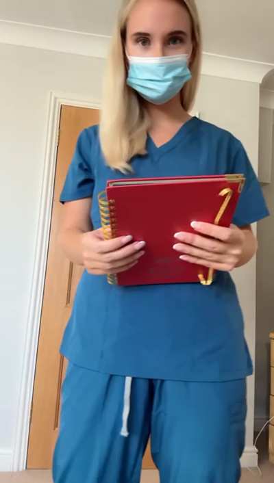 I hope you don't mind me being your nurse today