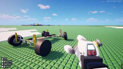 we have constructed bricks into a mostly-functional suspension system