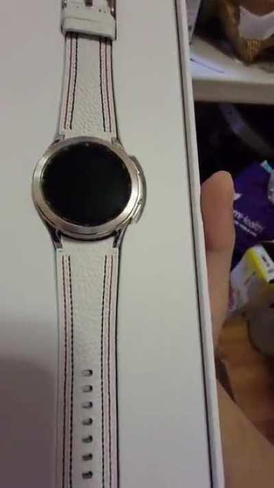 Galaxy Watch 4 Classic Thom Browne Edition: Rhodium Beauty