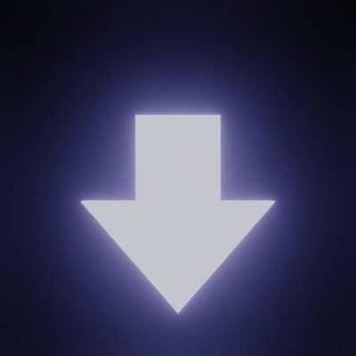 I made a looping upvote/downvote animation in blender!