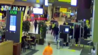 Driving in the airport