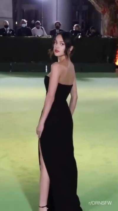 Finally, 18 Year Old Olivia - The Black Dress