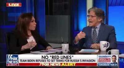 Fox News cunt loses her mind when Geraldo suggests Putin played Trump