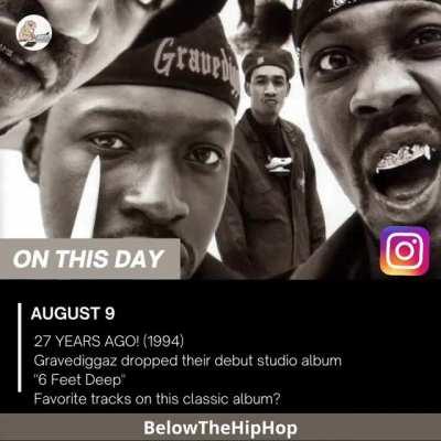 27 YEARS AGO! Gravediggaz dropped..