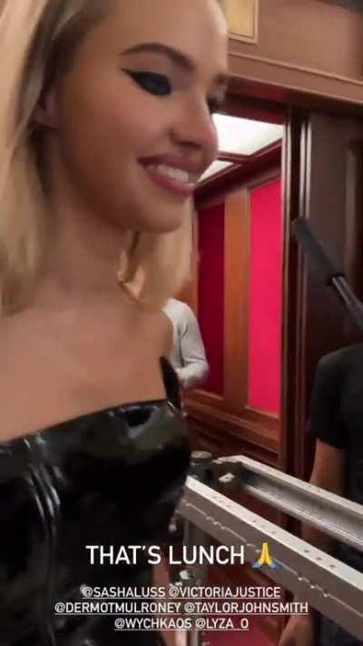 “That’s lunch”