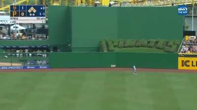 [Highlight] Brandon Nimmo saves three runs with a leaping catch