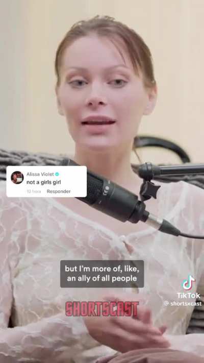 Alissa violet’s comment on Lana rhoades’ TikTok