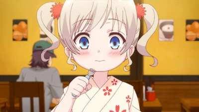 Man that tiny fork is so cute [Ramen anime]