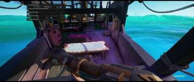 Thats what happens when you dock a rowboat with 100+ Chests of Sorrow