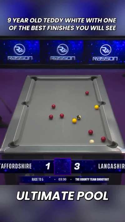 9 year old with one of the best clearances in pool you'll ever see