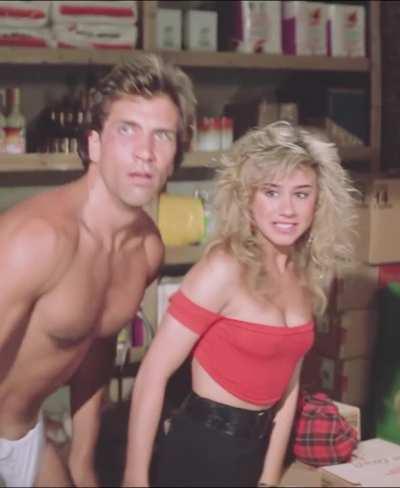 Dawn Ciccone getting pounded in the back room in Roadhouse (1989)