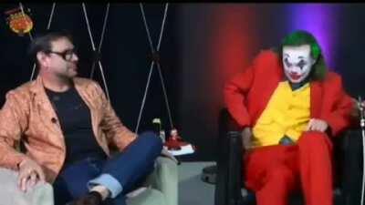 Brazilian Joker offering alcohol gel