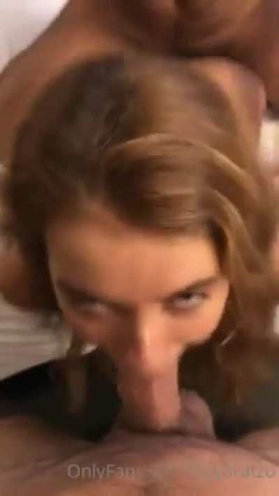 Horny spitroast slut