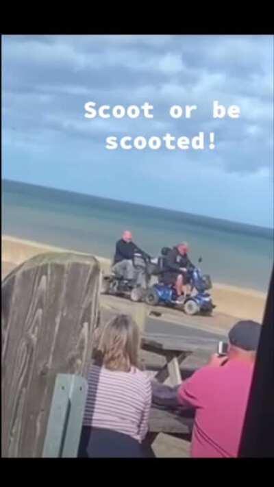 Scooter fight