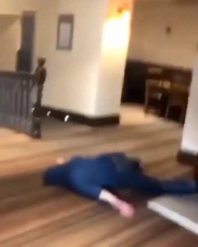 to use a foot instead of a fist