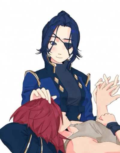 Stroking Vi’s hair <3 [by @cyanaideee]