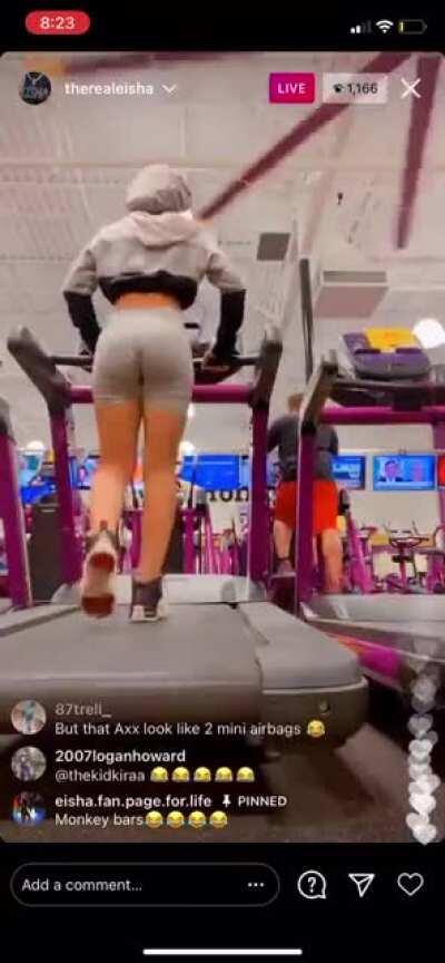 From her workout live