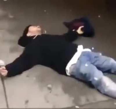 Dude Gets Fire Slapped