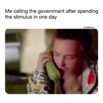 When you spend the stimulus check for the ps5...