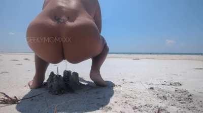 I made a sand castle and pissed on it