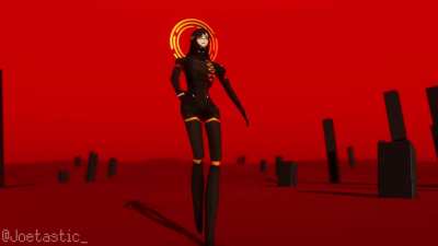 Falke after crossing the red gate