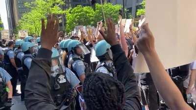 Justice 4 George Floyd Protest - Hands Up, Don't Shoot