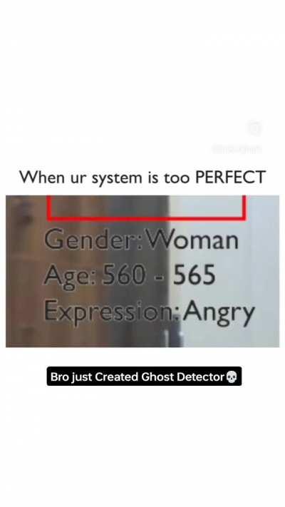 Facial recognition for ghosts