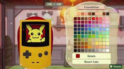 It took me three days to finish this.... but it was fun to try to animate Pikachu on this Game Boy Color! >.< (my share code is 42LV637)