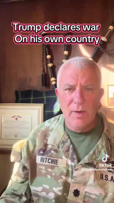 trump declares war on his own country