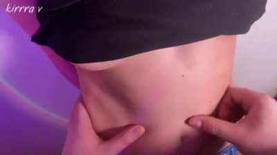 belly punching session went good~ wanna punch me?