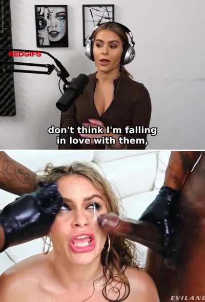 [/r/CuteVsSlut] Probably can't fall in love. Wants to be just a mindless fuck doll.