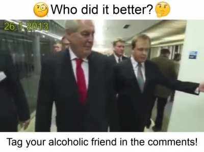 Least wobbly walking president in V4