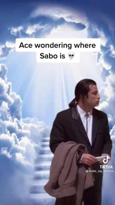 Ace probably thinks Sabo is in Hell(credit :tickle_my_picklee?