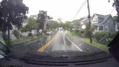 Masshole in the rain. Get Out My Way!