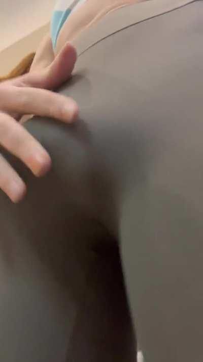 Kleo showing off her huge bulge