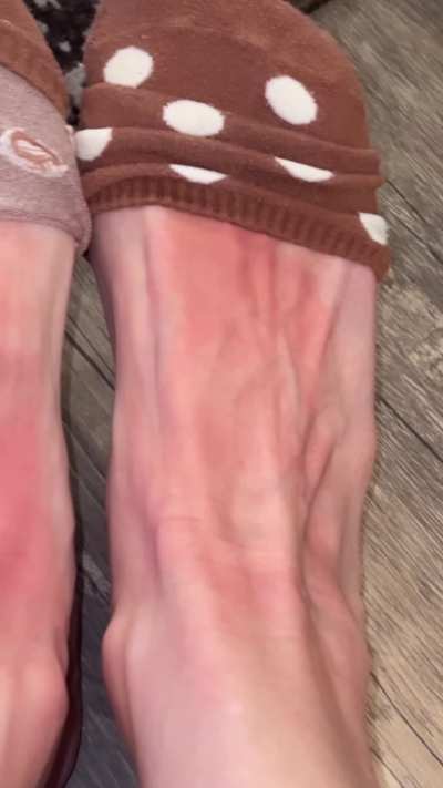 wld you like a whiff before I take them off...