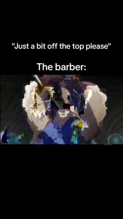 Doing my barber harder