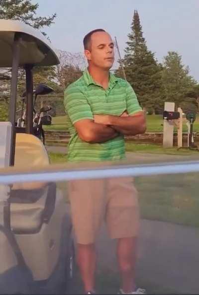 To Intimidate Someone Over a Golf Ball