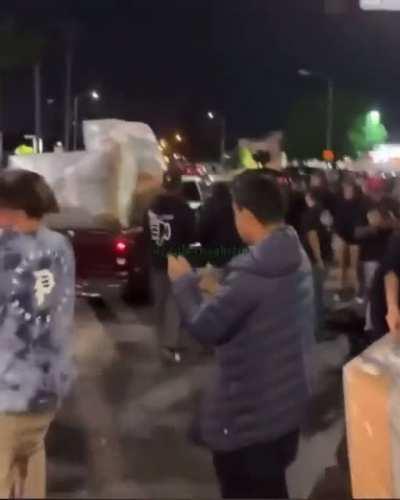 Not sure if this was during the riots or just a normal ol’ day in San Bernardino CA